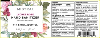 50ml Ndc: 80859-001-01 (50ml Lychee Rose Label)